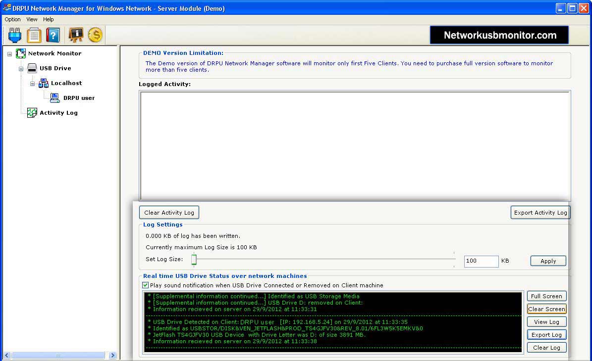 Screenshot of Disable USB Port 2.0.1.5